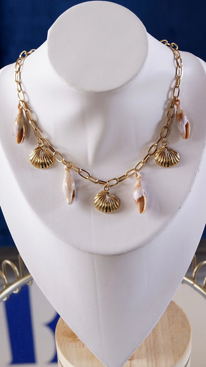 Collier "SIRENE" - Bleu Saphir