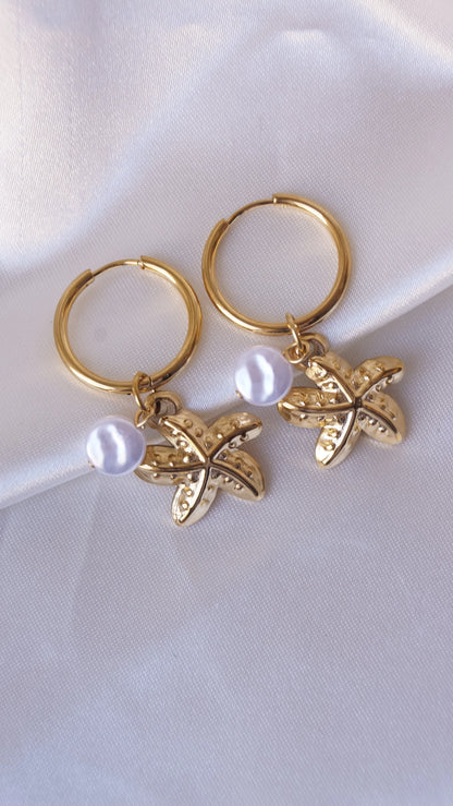 Boucles d'oreilles "SARAH" - Bleu Saphir