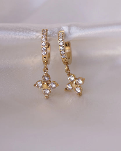 Boucles d'oreilles "NAYA" - Bleu Saphir