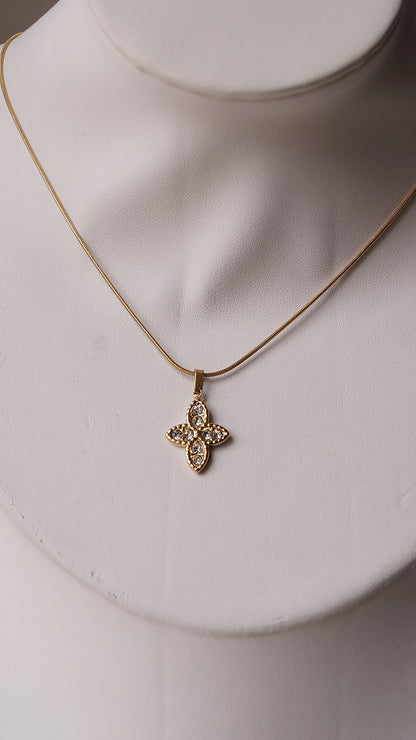 Collier "ALBA" - Bleu Saphir