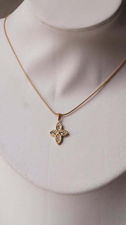 Collier "ALBA" - Bleu Saphir