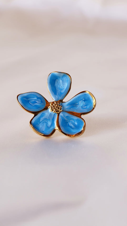 Bague "ROSY" · Bleue