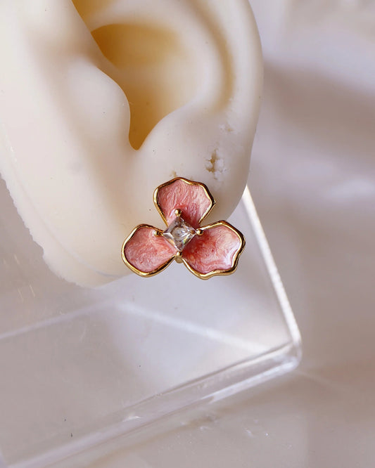Boucles d'oreilles "CASSIA" - Bleu Saphir