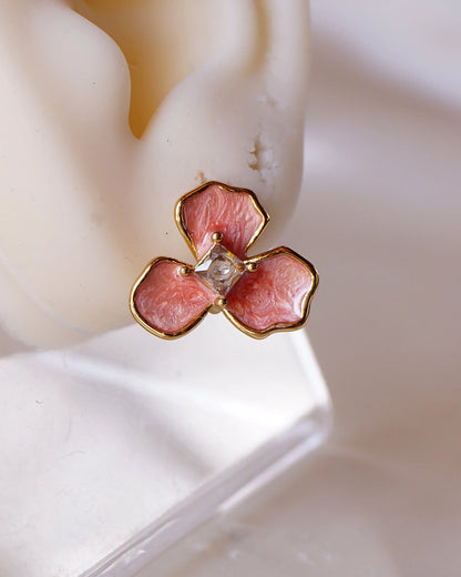 Boucles d'oreilles "CASSIA" - Bleu Saphir