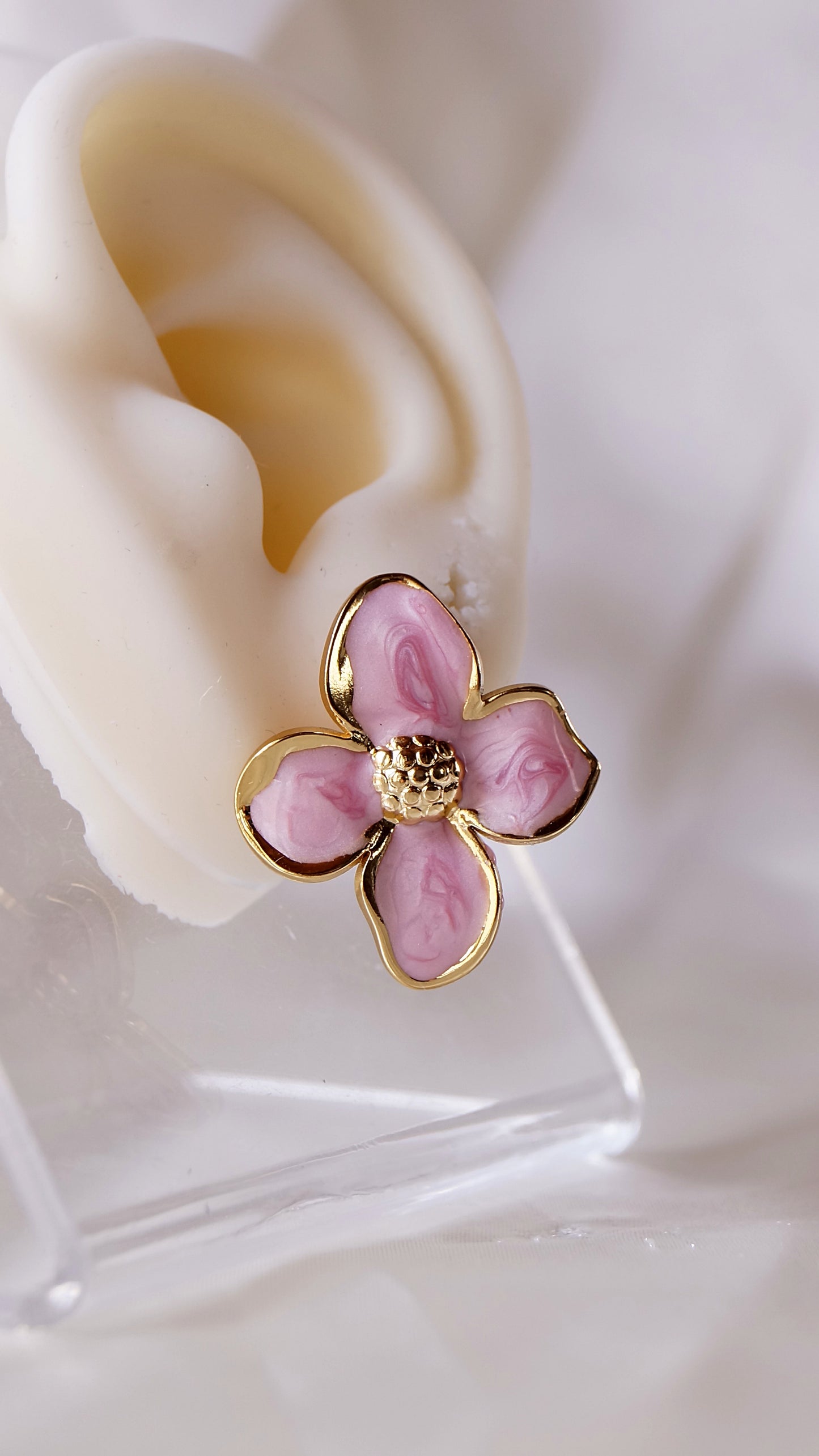 Boucles d'oreilles "LILA" · Violet