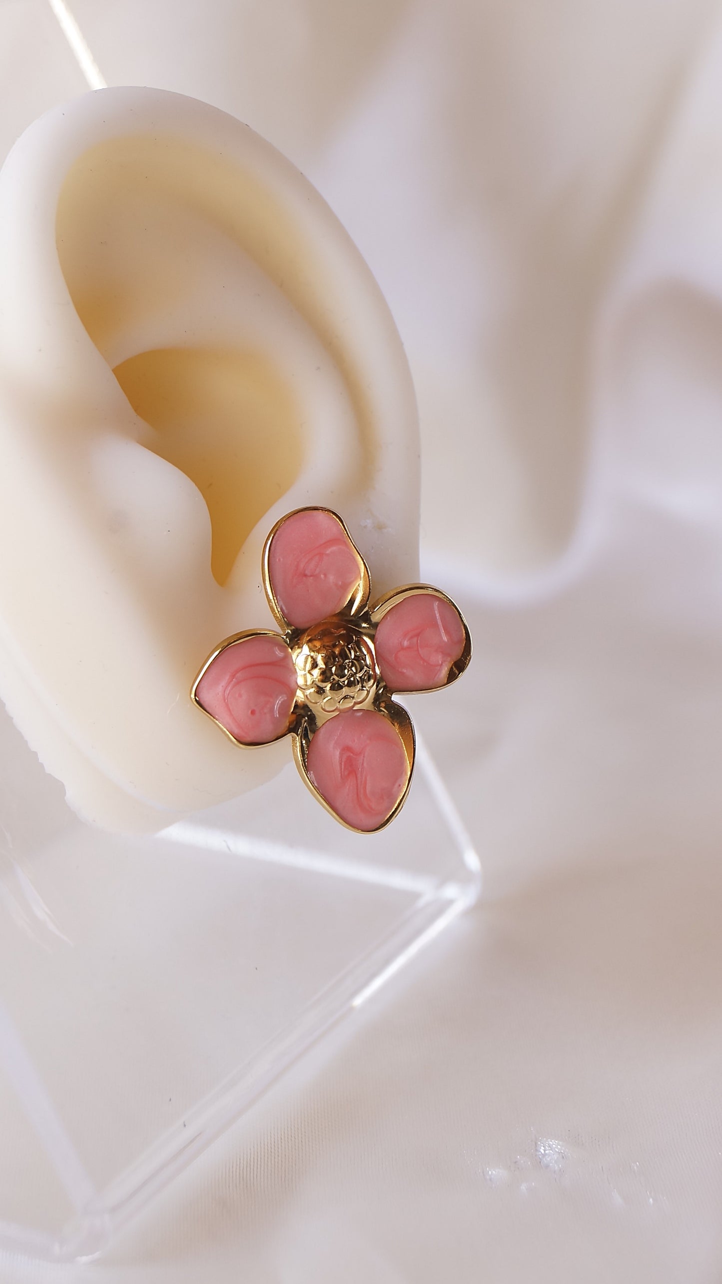Boucles d'oreilles "LILA" · Rose