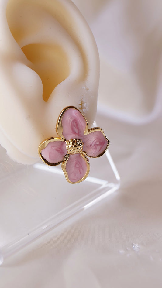 Boucles d'oreilles "LILA" · Violet