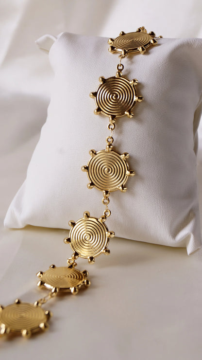 Bracelet "SUNSET" - Bleu Saphir