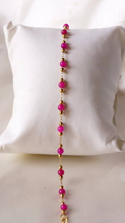 Bracelet "DINA" - Bleu Saphir