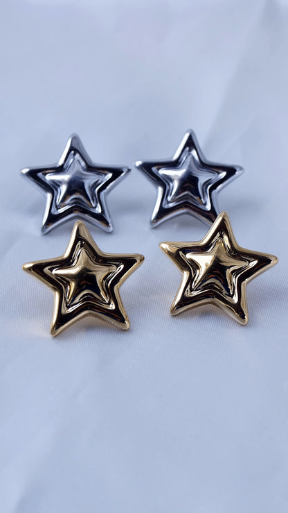 Boucles d'oreilles "BIANCA" - Bleu Saphir