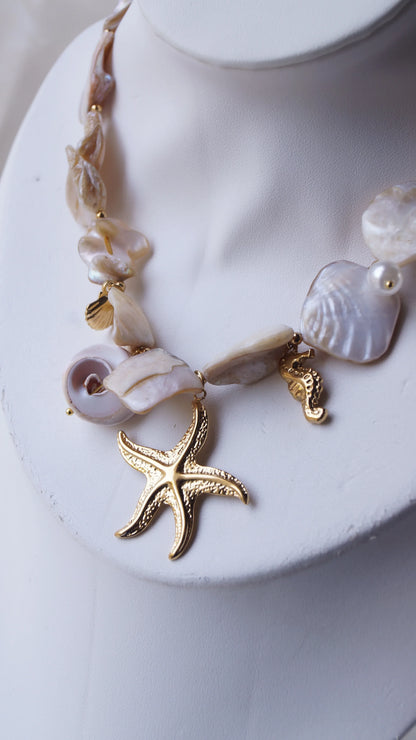 Collier "VENUS" - Bleu Saphir