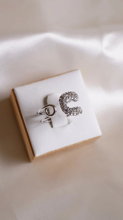 Bague "AUDREY" - Bleu Saphir