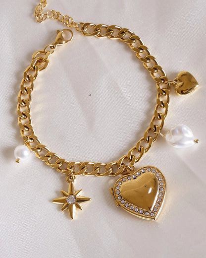 Bracelet "AGLAE" - Bleu Saphir