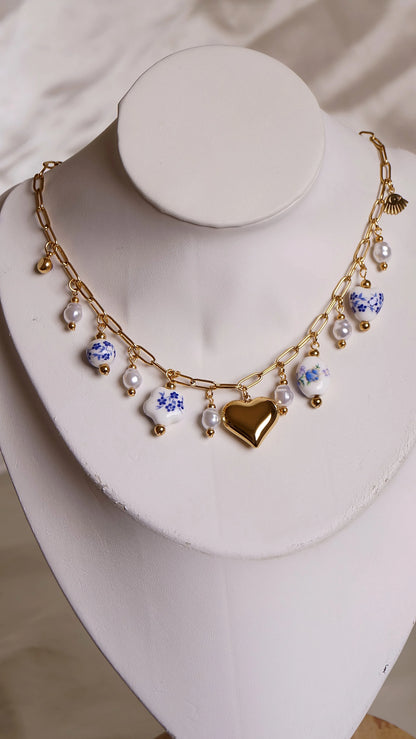 Collier "CHIC" - Bleu Saphir