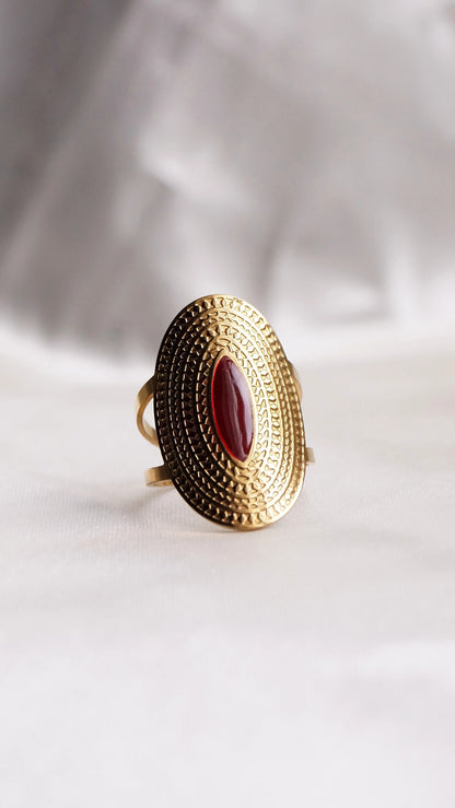 Bague "ASMA" - Bleu Saphir