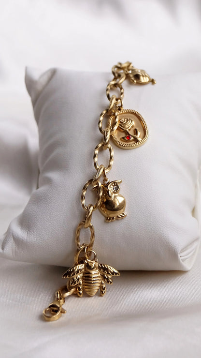 Bracelet "AUTOMNE" - Bleu Saphir