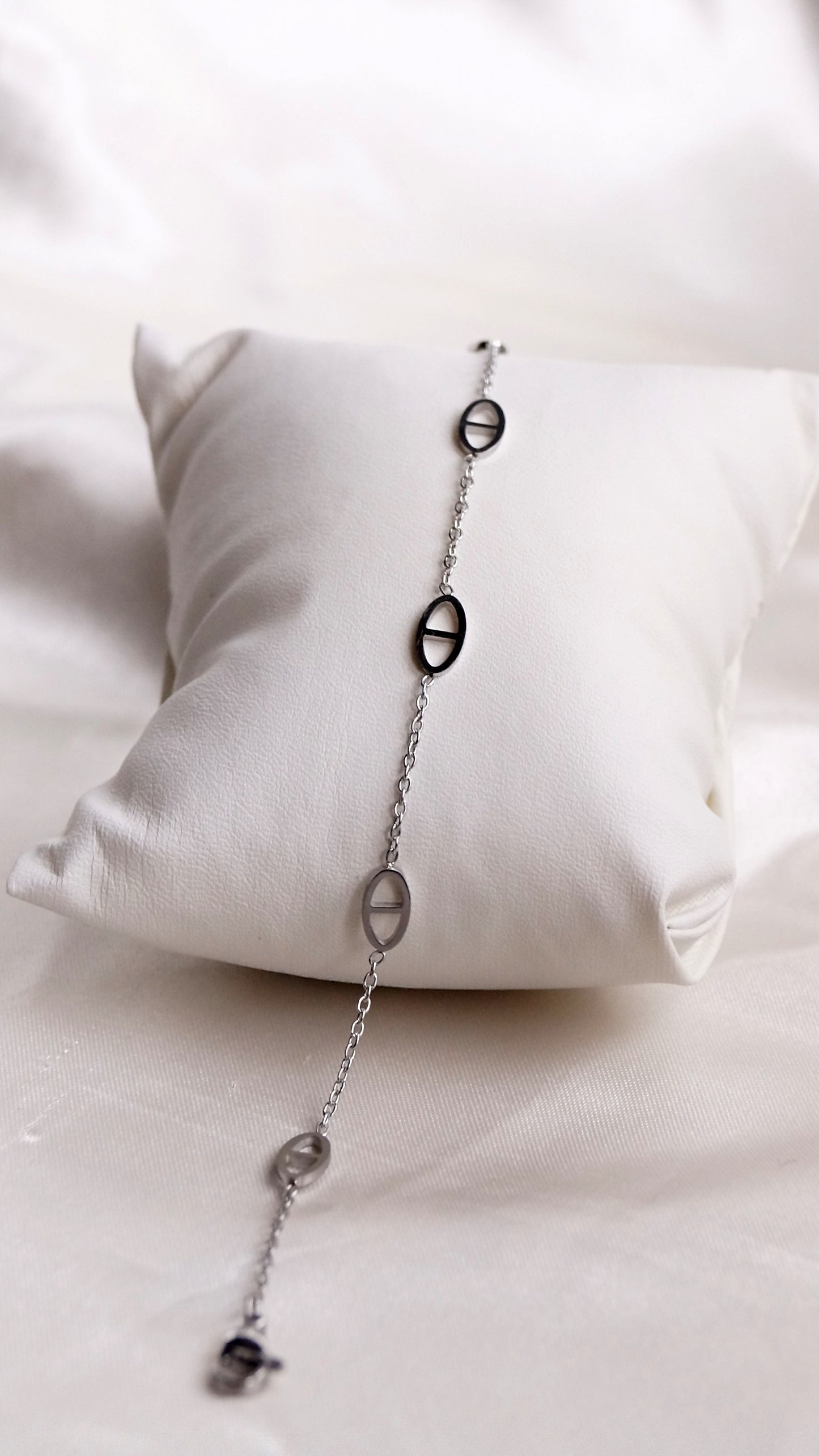 Bracelet "CAROLINA" · argenté (17 + 5 cm)