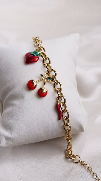 Bracelet "BRUME" - Bleu Saphir