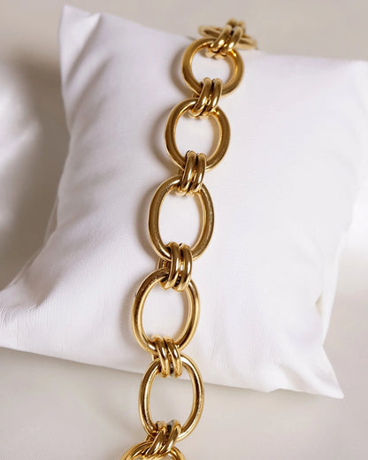 Bracelet "LENA" - Bleu Saphir