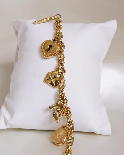 Bracelet "ELSA" - Bleu Saphir