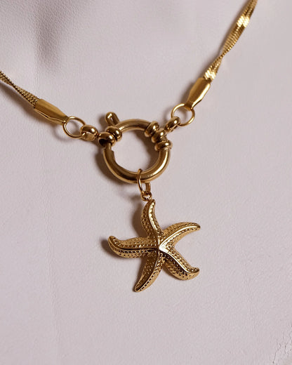 Collier "LAURA" - Bleu Saphir