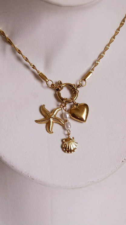 Collier "CARAIBE" - Bleu Saphir