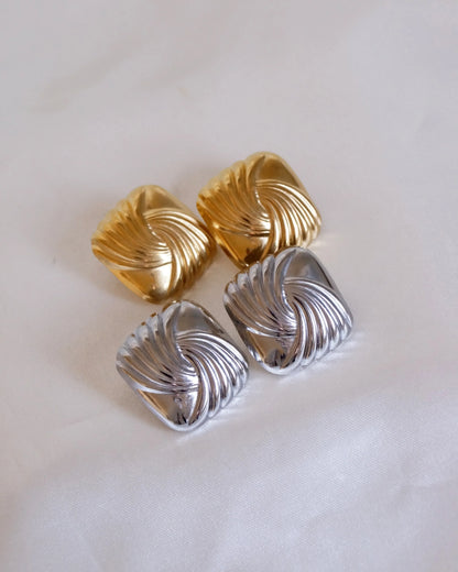 Boucles d'oreilles "SAFA" - Bleu Saphir