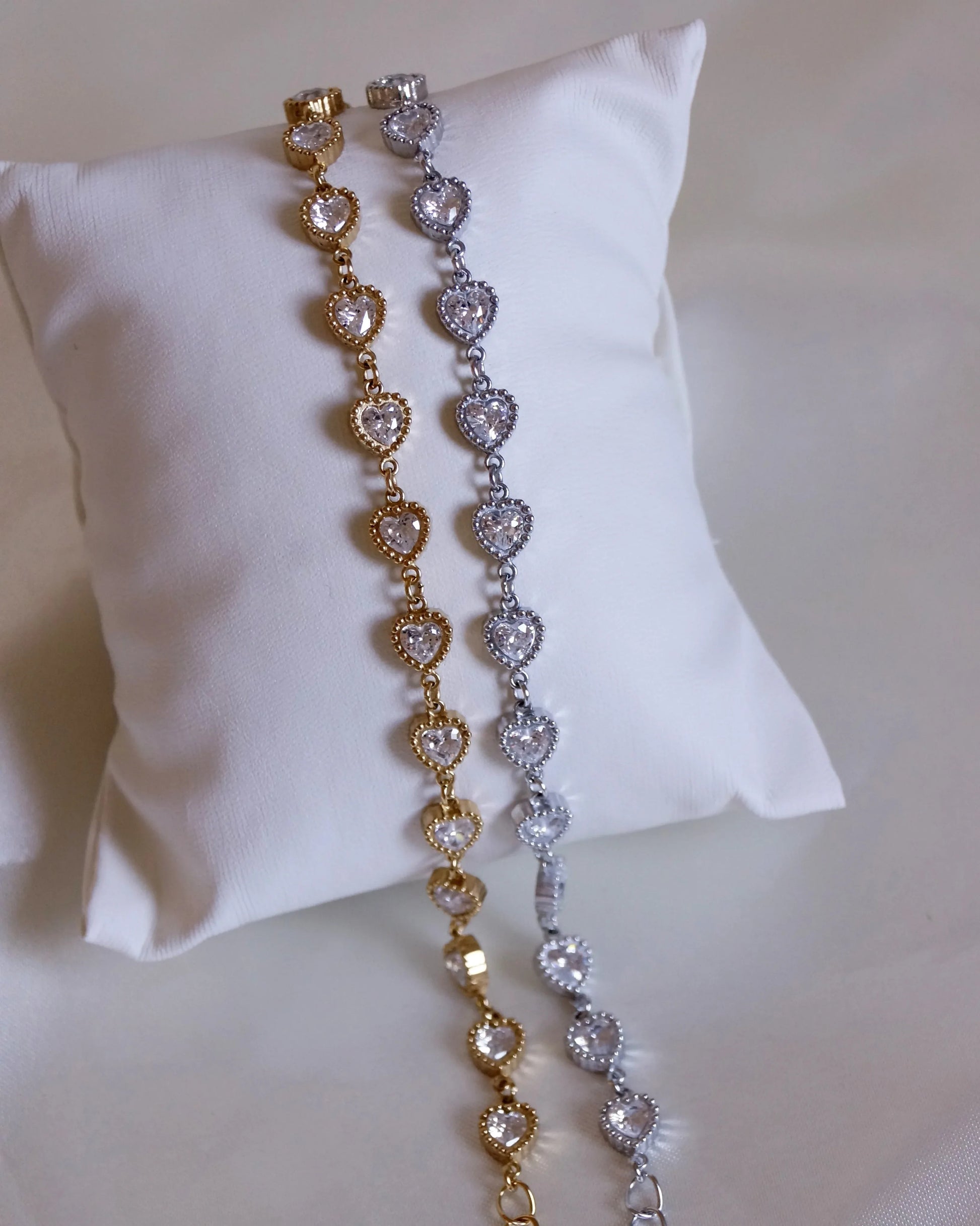 Bracelet "ESMERALDA" · Coeur - Bleu Saphir