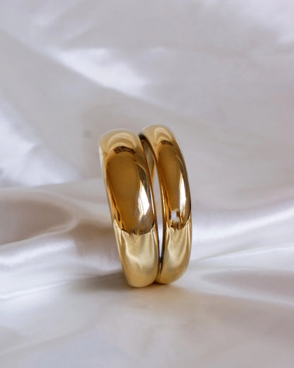 Bracelet Jonc "MAXIMALISTE" - Bleu Saphir