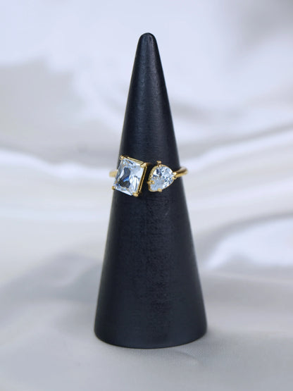 Bague "SOULMATE" - Bleu Saphir