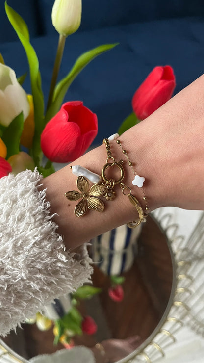 Bracelet "NYMPHEA" - Bleu Saphir