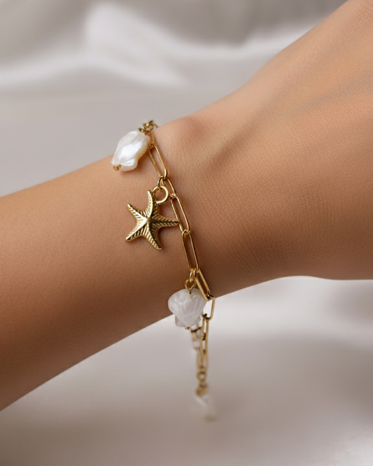 Bracelet "SOLEIL NACRÉ"