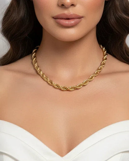 Collier "YANISSA" - Bleu Saphir