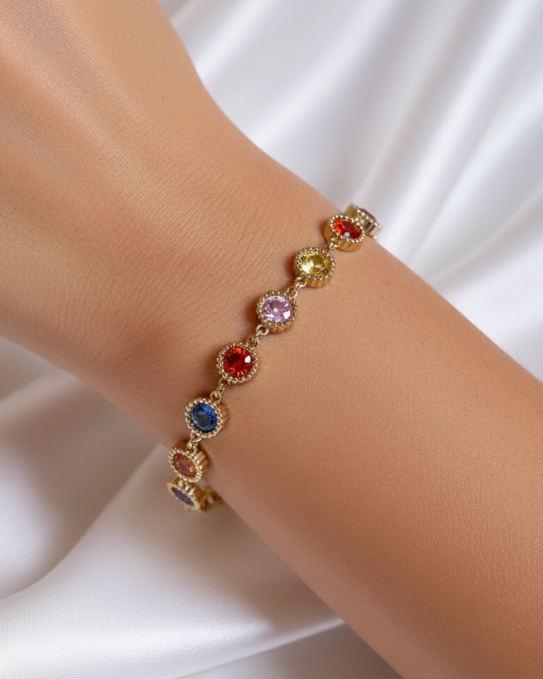 Bracelet "ESMERALDA" · Coloré