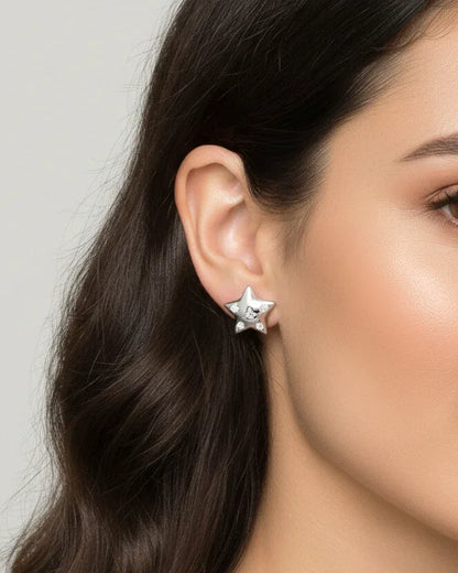 Boucles d'oreilles "IVY" - Bleu Saphir