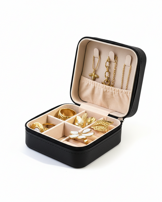 Boite à bijoux "L'Essentielle" (noire)