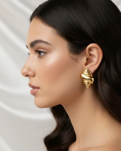 Boucles d'oreilles "JULIETTE" - Bleu Saphir