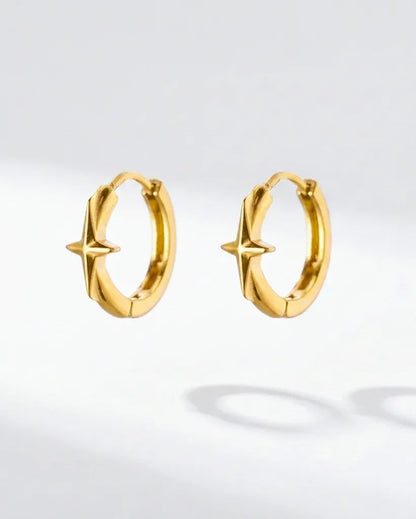 Boucles d'oreilles "YASMINE" - Bleu Saphir