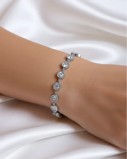 Bracelet "ESMERALDA" · Rond - Bleu Saphir