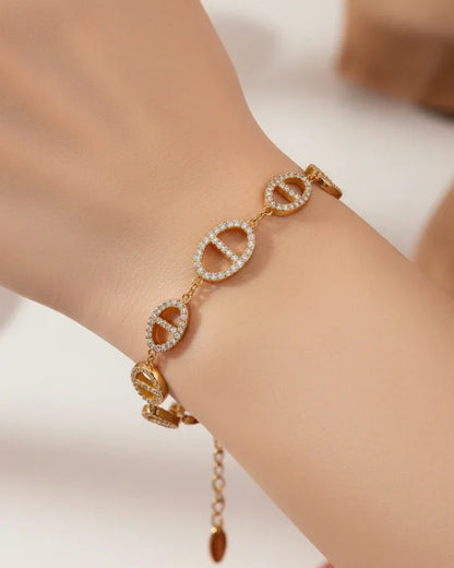 Bracelet "PRESTIGE" - Bleu Saphir