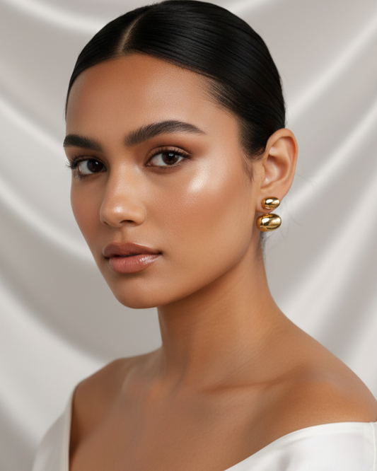 Boucles d'oreilles "SELMA" · Doré