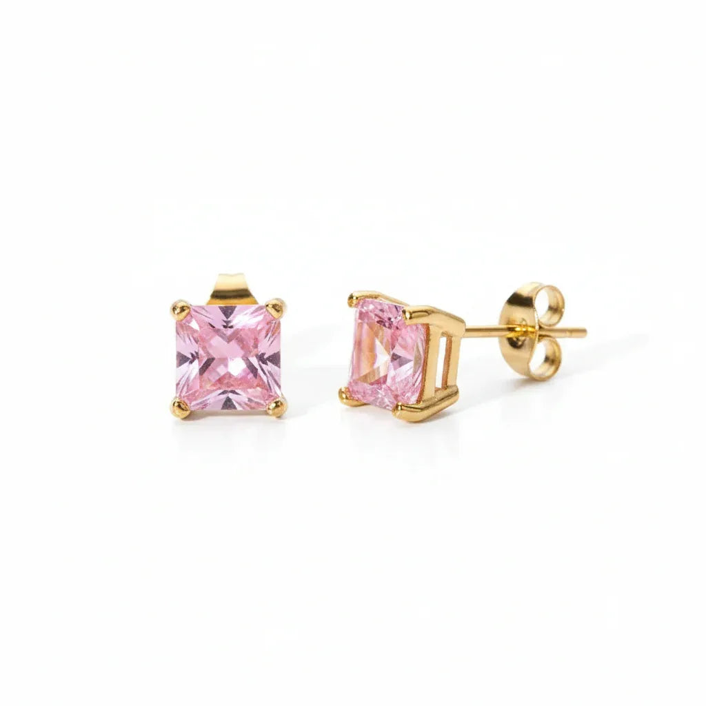 Boucles d'oreilles "LIV" - Bleu Saphir