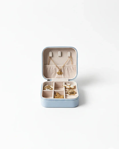 Boite à bijoux "L'Essentielle" (bleue) - Bleu Saphir