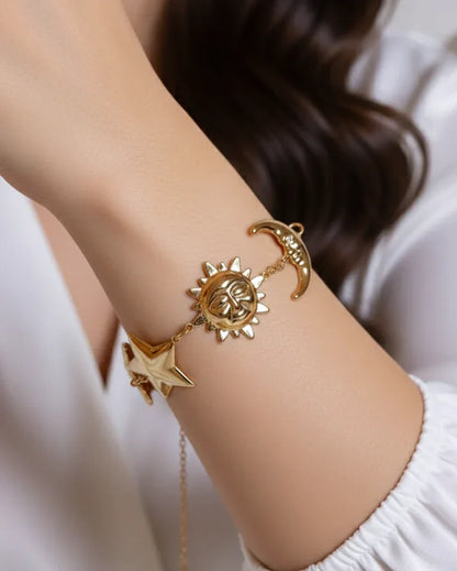 Bracelet "ASTRES" - Bleu Saphir