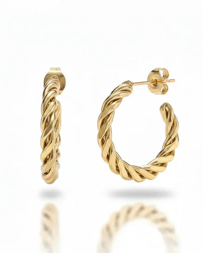 Boucles d'oreilles "MATHILDE" - Bleu Saphir