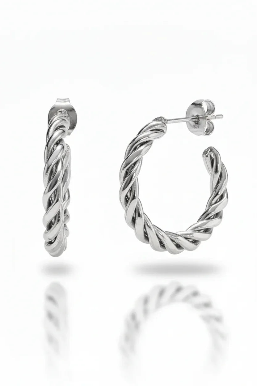 Boucles d'oreilles "MATHILDE" - Bleu Saphir