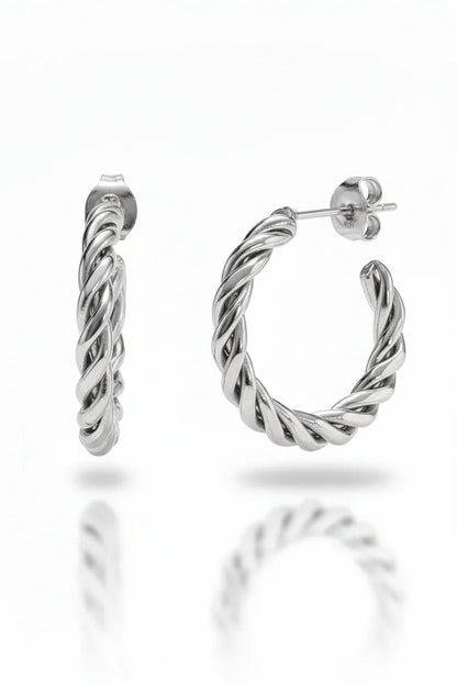 Boucles d'oreilles "MATHILDE" - Bleu Saphir