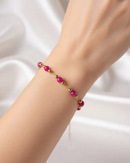 Bracelet "DINA" - Bleu Saphir