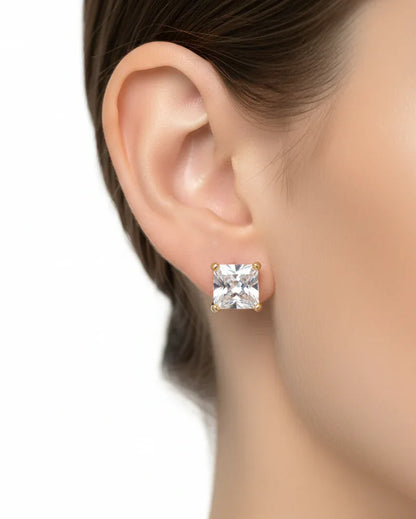 Boucles d'oreilles "LIV" - Bleu Saphir