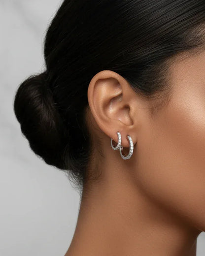 Compo "PARFAITES" [2 trous] (argenté) - Bleu Saphir